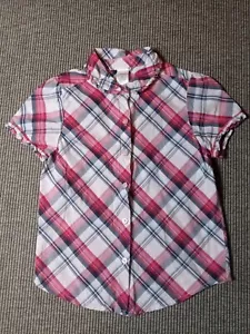 Girls Gymboree Short Sleeve Button-up Size 9 - Picture 1 of 9