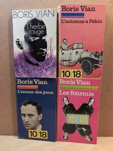 4 poches Boris VIAN écume des jours herbe rouge les fourmis automne à Pékin - Imagen 1 de 3