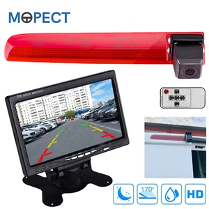 ESSGOO 3.Bremsleuchte Rückfahrkamera Mit Monitor 7 Zoll Für VW Transporter T5 T6 - Bild 1 von 12