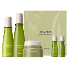 THE SAEM Urban Eco Harakeke Skin Care Set Toner Emulsion Cream