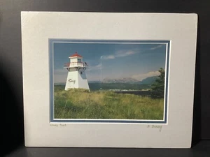 Woody Point by B. Bursey - 10" x 8" Newfoundland Image Artwork - Sealed - Bild 1 von 3