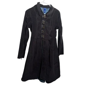 Disney Cinderella Waistcoat Hot Topic Women's Large Black Long Jacket - Picture 1 of 10