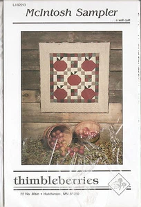 'McIntosh Sampler' Craft / Sewing Pattern 40" Square Finished Size Wall Quilt - Picture 1 of 2