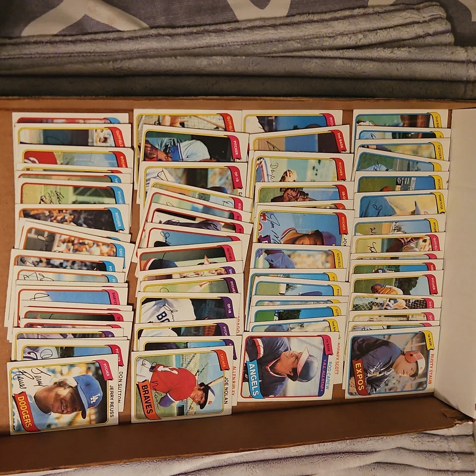 1980 Topps Baseball - Lote de 63 tarjetas - Carew, Reuss Foto 1 de 1