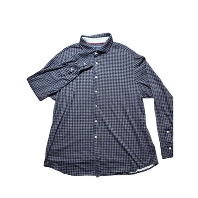 Camisa de vestir con estampado Cremieux manga larga abotonada XXL Foto 1 de 4