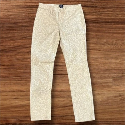 GapKids Girls 12 Regular Skinny Fit Beige Floral Corduroy Pants NWT - Image 1 of 4