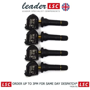 TPMS Sensors x4 Ford B C S Max EcoSport Fiesta Focus Galaxy NEW 2562276 OEM - Picture 1 of 12