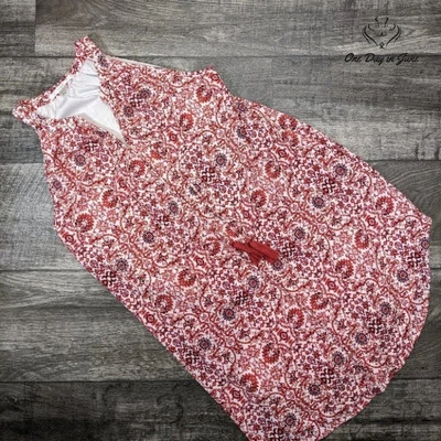 C & E женщин без рукавов цветочный V шеи мини-платье размер S - Изображение 1 из 4