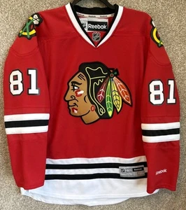 Reebok Premier NHL Mens Chicago Blackhawks Marian Hossa Hockey Jersey Size Large - Picture 1 of 13