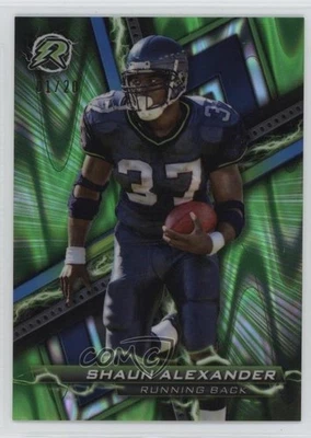 2023 Composite Resurgence Lime Green Power Surge Refractor 1/20 Shaun Alexander - Image 1 of 3
