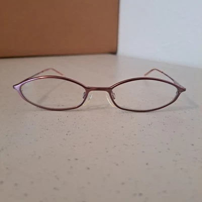 Gafas Lacoste LA12203 Púrpura Rosa Ovaladas Diseñador *SOLO MARCOS S-7 Foto 1 de 4