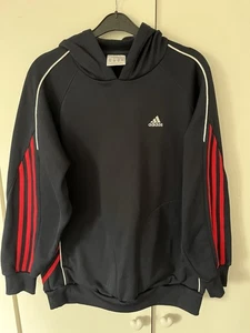 Adidas Boys Navy Climawarm Hoodie Size 32 / 34 Suit 13 To 15 Years - Picture 1 of 4