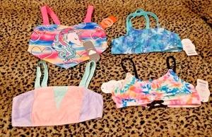 Wonder Nation Swimsuit Top Set of Four pcs with UPF 50+ Size S (6) - Picture 1 of 9