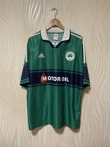 PANATHINAIKOS 1999 2000 HOME SHIRT JERSEY ADIDAS sz XL MEN #19 KOLA MATCH WORN - Picture 1 of 18