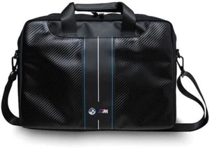 BMW Carbon & Blue Stripe Bag for 16" Laptop Black - BMCB15COMSCAKL - Picture 1 of 3