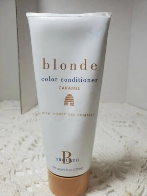 Brocato Blonde Color Conditioner Caramel w/Honey Gel Complex 6 oz. New - Image 1 of 2