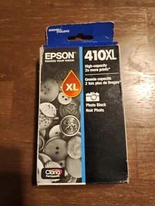 Epson 410XL High Capacity Photo Black Ink Cartridge PBK T410XL020 Exp 012/2023 - Picture 1 of 4