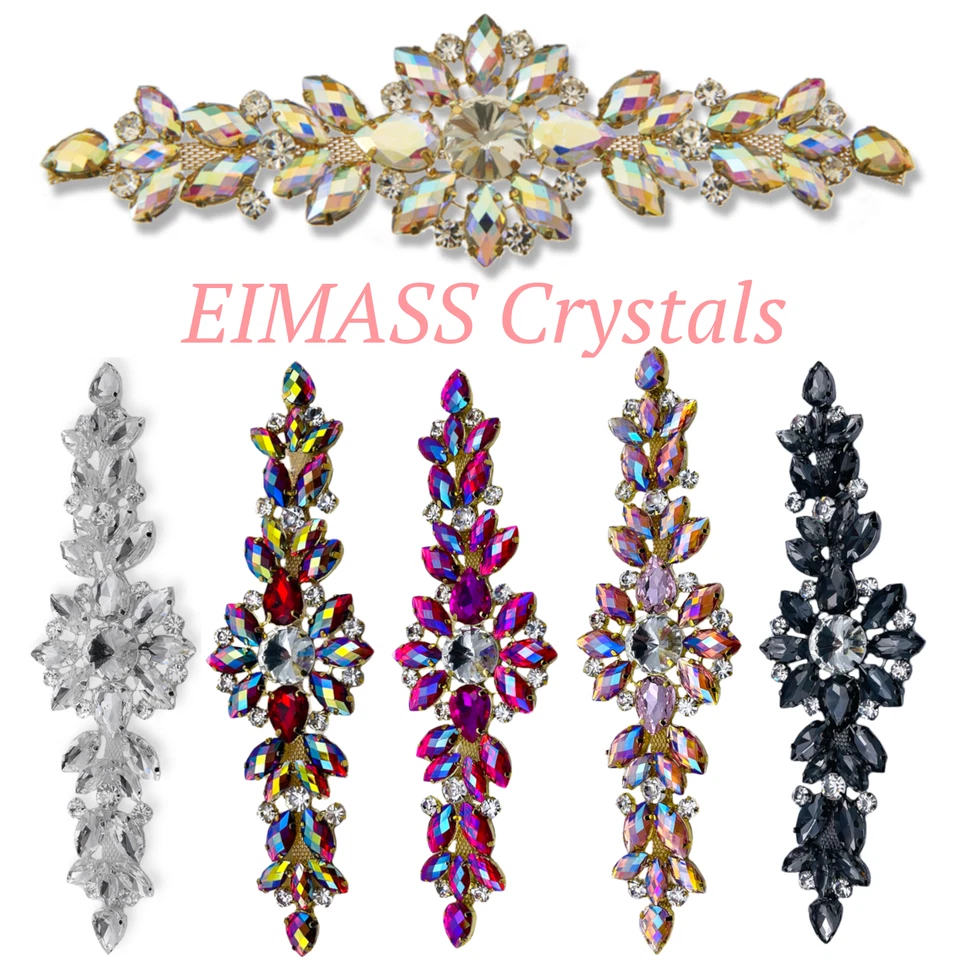 Estilo 8760 EIMASS® Vestido de Novia Apliques Joyas Vestido de Novia Accesorio Motivo Foto 1 de 1