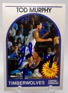 1989 Hoops Signed Tod Murphy Inaugural Minnesota Timberwolves #304 - Picture 1 of 1