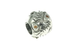 PANDORA Charm Herringbone 925 Sterling Silver with Zirconia 825902 - Picture 1 of 3