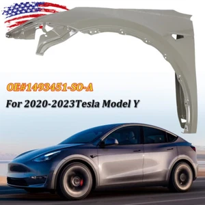For Tesla Model Y FRONT FENDER LEFT DRIVER SIDE 2019-2022 1493451-SO-A - Picture 1 of 12