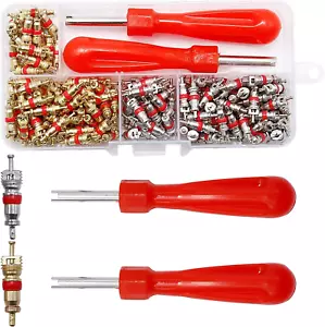 242Pcs R134A Ac Valve Core Kit Valve Cores Kit AC Valve Core Removal Tool - Picture 1 of 12
