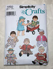 Vintage 1997 Simplicity Crafts Baby Doll Clothes Sewing Pattern 7992 UNCUT
