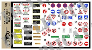 Diorama/Model Accessory - 1/72 U.S. Vehicle & City Traffic Signs - Iraq War - Foto 1 di 3