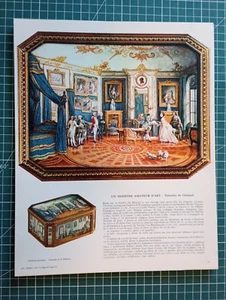 yo442 circa 1964 belle image règne Louis XV - tabatière de Choiseul - Imagen 1 de 1