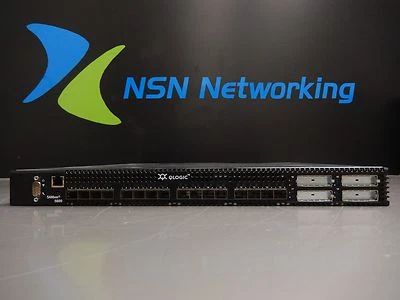 QLogic SANbox SB5602-08B-04X E 5602 4Gb 8 Active Ports 16-Port NO PSU POWER  - Image 1 of 4