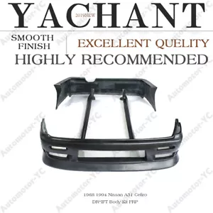 FRP DR*IFT BodyKit Front&Rear Bumper Side Skirt Kit For 88-94 Nissan A31 Cefiro - Foto 1 di 11