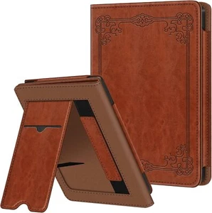 Stand Case for 6" Kobo Clara 2E eReader Leather Protective Cover Auto Sleep/Wake - Picture 1 of 14