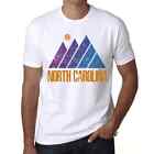 ULTRABASIC Men's Mountain North Carolina Mountain North Carolina Te-Shirt