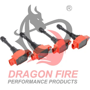 DRAGON FIRE PERFORMANCE Coil Set For Nissan Altima Sentra 1.6L 1.8L 2.0L 2.5L I4 - Picture 1 of 7