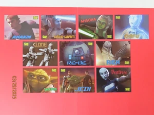 2008 Topps Clone Wars complete 10 foil chase card set excellent condition - Picture 1 of 24