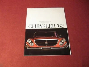 Folleto de ventas de carpeta Chrysler 1962 - original - Imagen 1 de 3