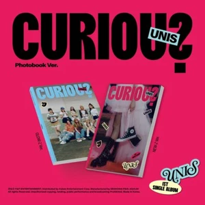 K-POP UNIS 1st Single Album CURIOUS CD+84p P.Book+2p Card+3ea Sticker+F.Poster - Imagen 1 de 7