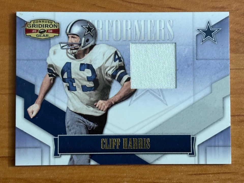 2008 Donruss Gridiron Gear #P-11 Cliff Harris Performers Jerseys #/240 - Image 1 of 2