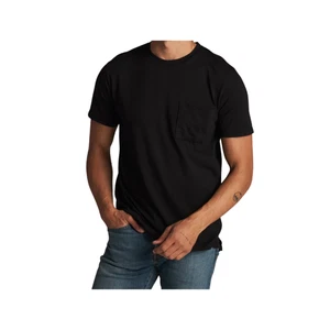 Camiseta Para Hombre Negra St. John's Bay Bolsillo Legacy Manga Corta Talla M Nueva - Imagen 1 de 3