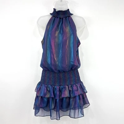 Amanda Uprichard Dress Women's S Sorella Purple Iridescent Fairy Whimsical Party - Image 1 of 4