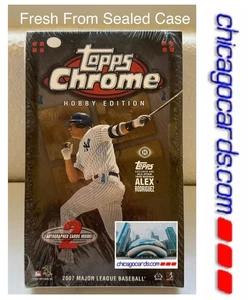 2007 Topps Chrome Baseball HOBBY Box 2 AUTO Look4 ARod Alex Gordon Refractors - Picture 1 of 11