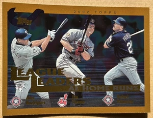 JIM THOME/ALEX RODRIGUEZ 2002 TOPPS LEAGUE LEADERS Card #339 NM-MT Condition - Picture 1 of 2