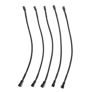  5 PCS Lüfterschnittstellenverlängerungskabel Konverter Für Computergehäuse - Afbeelding 1 van 12