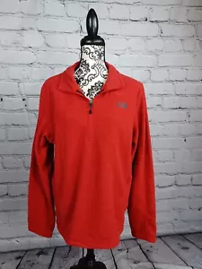 The North Face men's popover long sleeve 1/2 zip front size medium jacket b8 - Picture 1 of 10