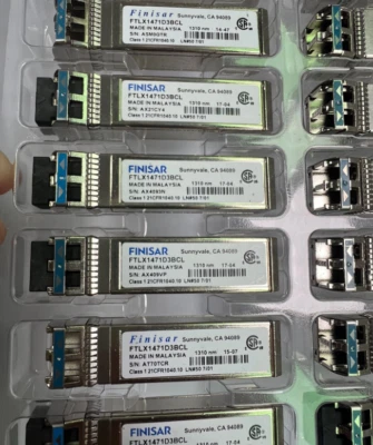 10pcs FINESAR 10G single-mode optical module model FTLX1471D3BCL - Image 1 of 2