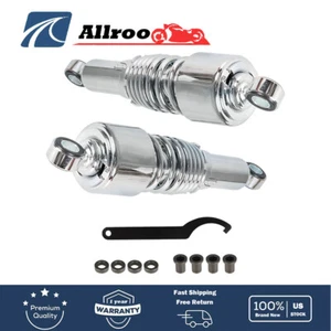 267mm/10.5" Motorcycle Rear Shocks Absorbers Round Hole For Sportster DYNA - Picture 1 of 12