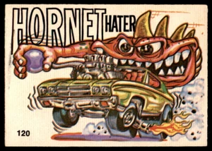 1970 Donruss Oddest Odd Rods Stickers - Hornet Hater #120 EX+ ("peel" variation) - Picture 1 of 2
