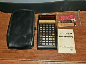 Texas Instruments TI Programmable 59 Calculator + Case  (Untested)