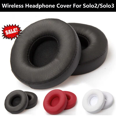 Replacement Ear Pads for Beats solo2/solo3 Wireless / Wired Earpad Cushion Cover
