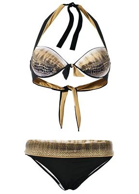 Class International Damen Neckholder Puh Up Bikini (Cup C) (38, Schwarz) J3017 - Bild 1 von 2